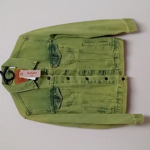 NWT Men's Levi's Lime Green Denim Jacket